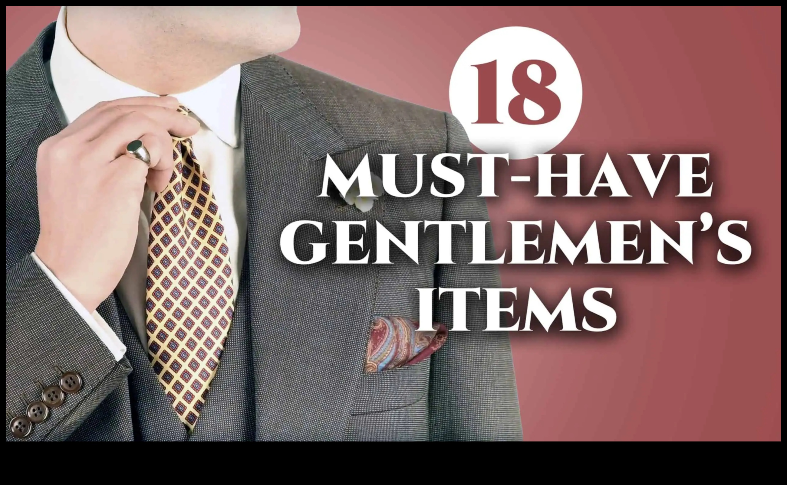 Gentleman's Essentials: Διαχρονική ανδρική μόδα που πρέπει να έχει